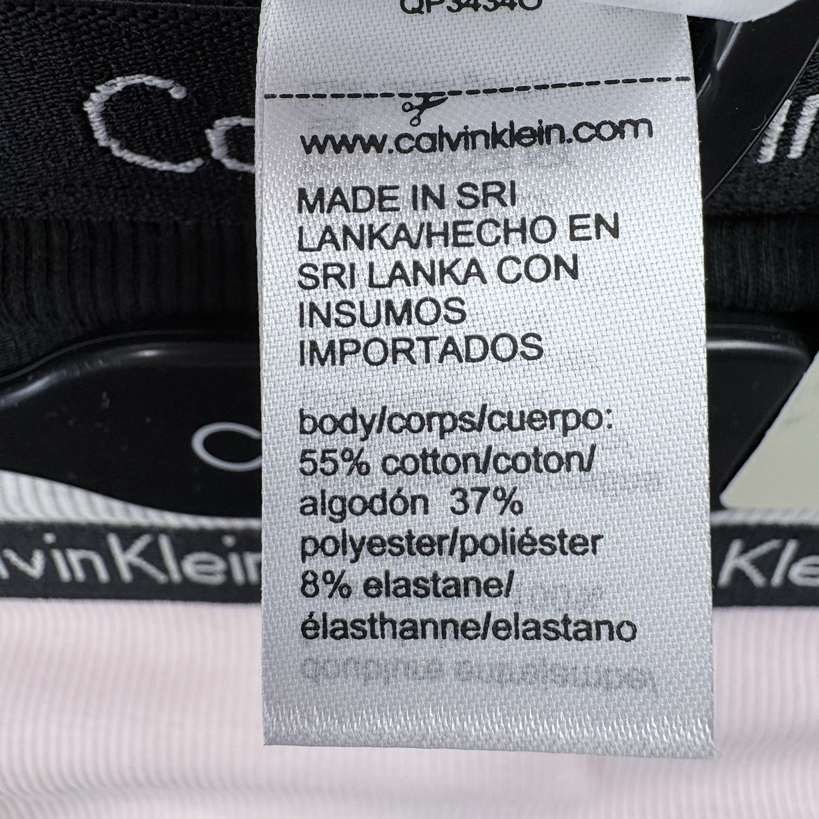 Calvin Klein Women’s Bikini Panties Size M Black Gray Pink 3-Pack QP3434R-680