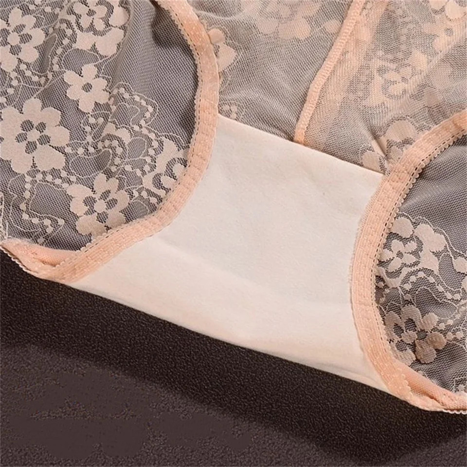 High Waist Lace Brief Panties Tummy Control Butt Lifter Women’s Underwears