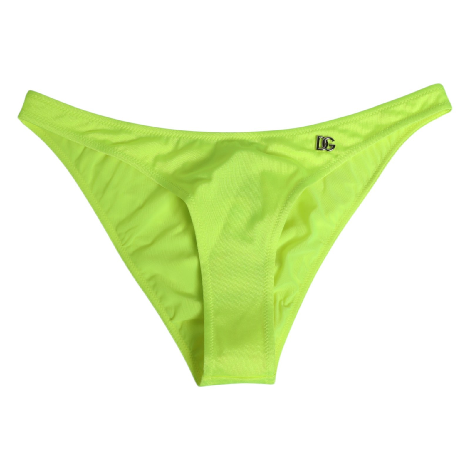 DOLCE & GABBANA Underwear Neon Green DG Logo Swim Briefs Women IT4/US L 570usd
