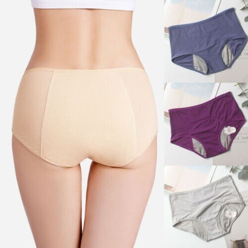 women Menstrual Period Leak Proof Pants Heavy Flow Extra Protection Plus Size
