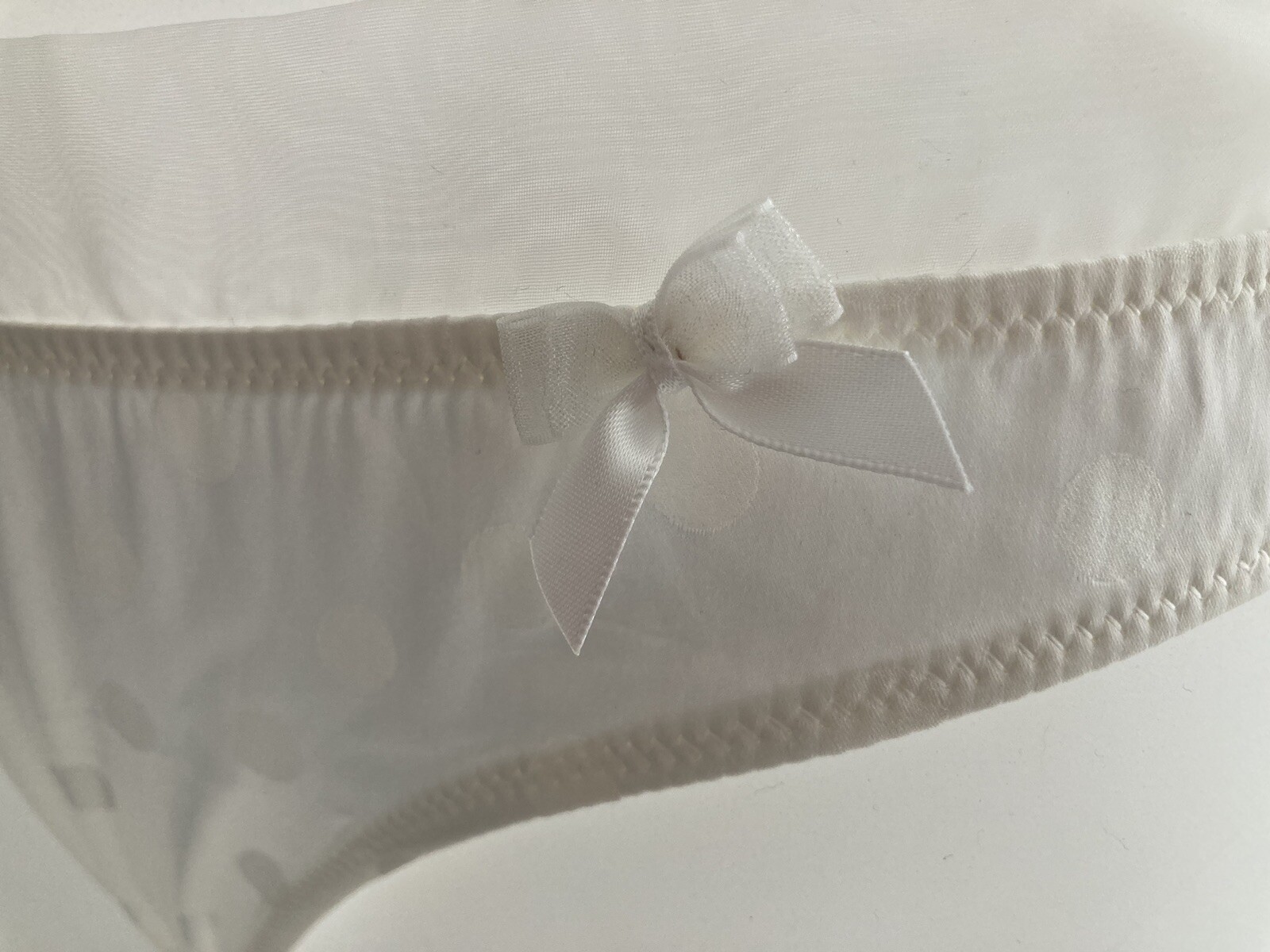 Bridal/Ivory, thong, size L/14,Q: Moments By Lingadore, BNWT