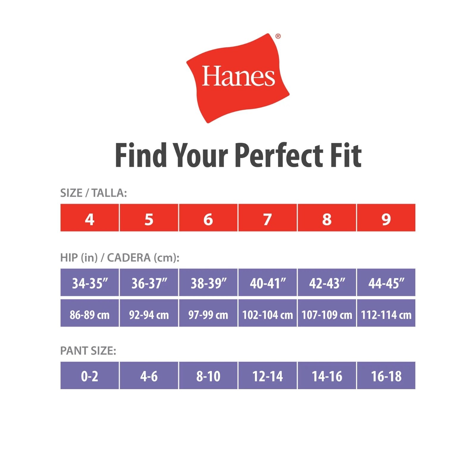 Hanes® Women’s 4 packs Hi-Cut ” 100% Cotton” NEW!!!!
