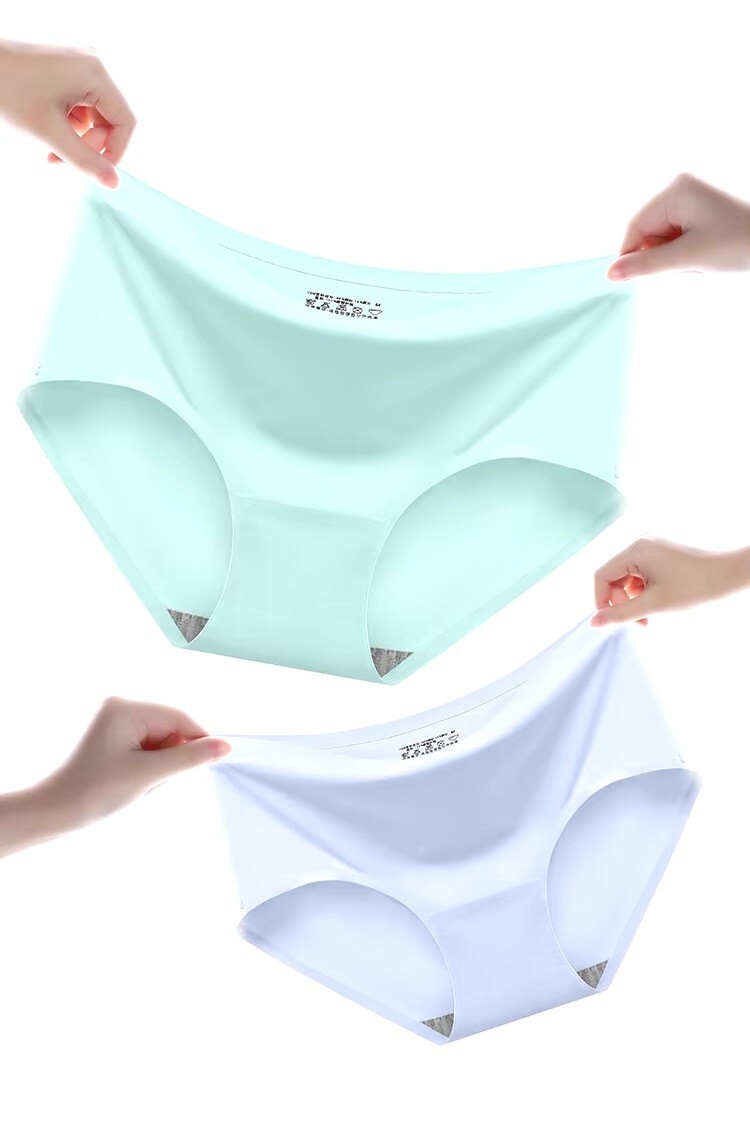 Women Underwear Panties Ladies Low Cut Briefs Teens Seamless Knickers 3/6 Pack