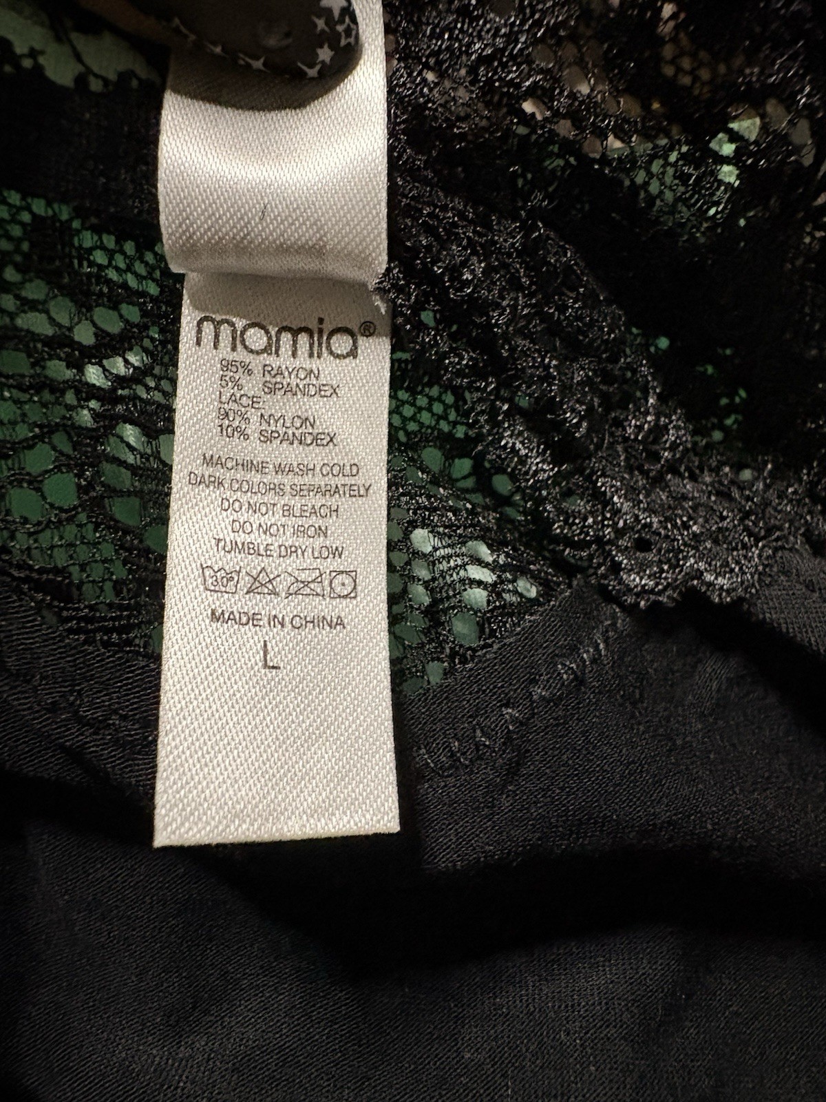 mamia Ultra Soft Lace Bikini Panties 6 Pack Assorted Colors Size L