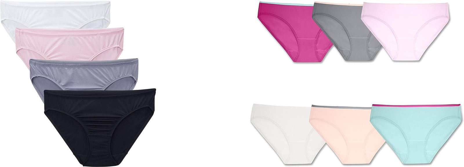 Fruit of the Loom Women’s Breathable Bikini Panties