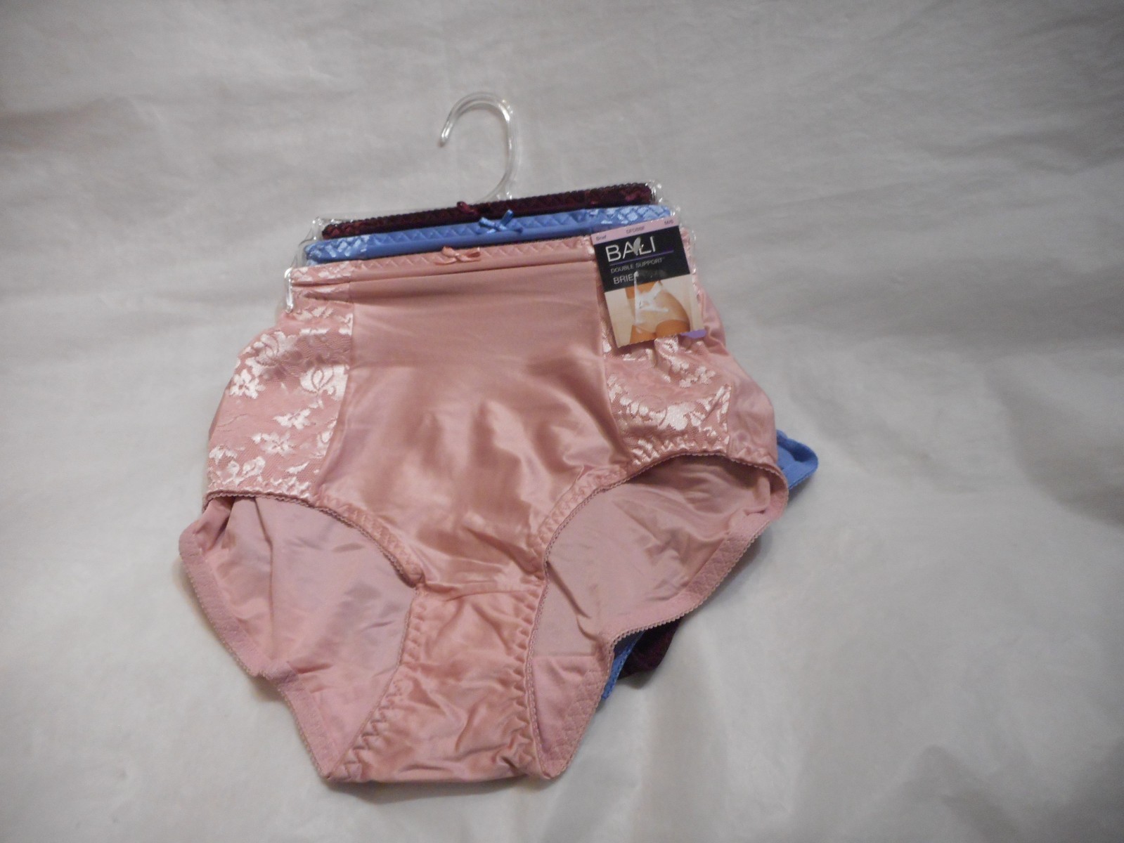 3 PK Bali Multicolor Double Support Brief Panty Medium,Large, XL & 2X/9