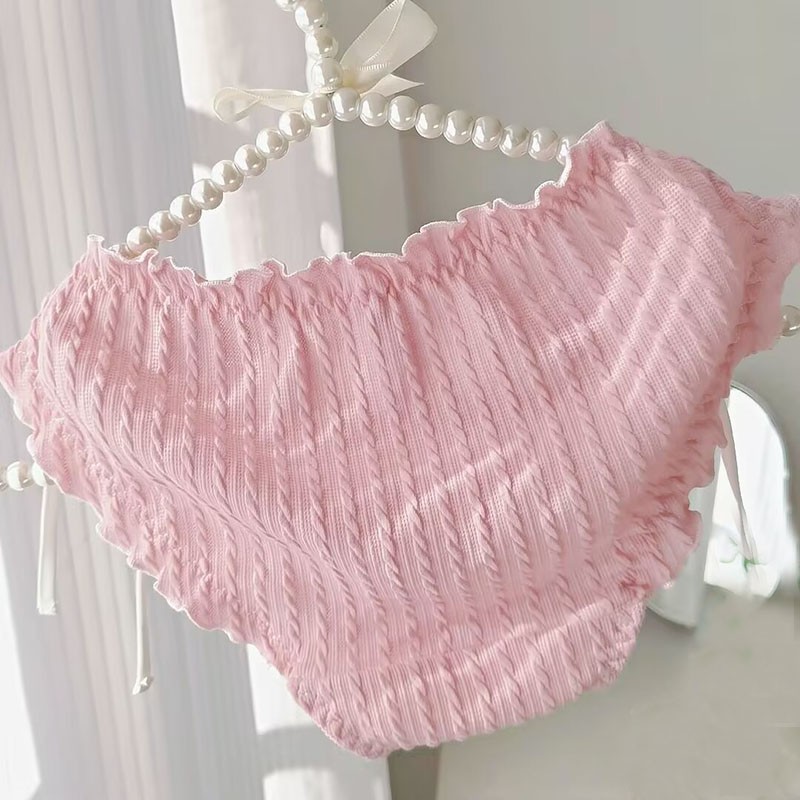 Japanese Lolita Sweet Womens Bow Underwear Panties Briefs School Cute Underpants