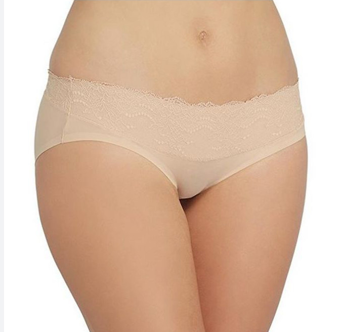 Spanx FP 2215 Panty Hipster Lace Waist Smooth Soft Undie-Tectable XL