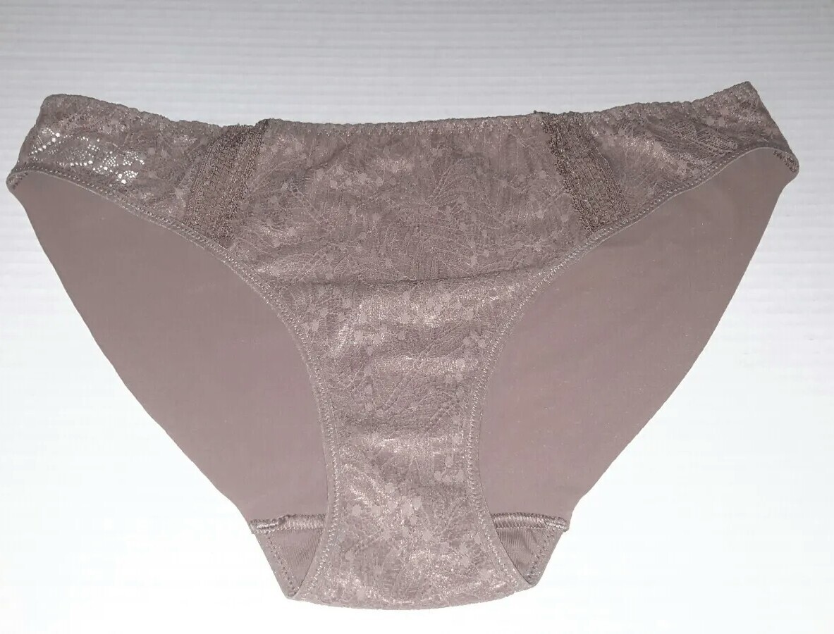 $45 Simone Perele Women’s Brown Comete Bikini Panty Size 3