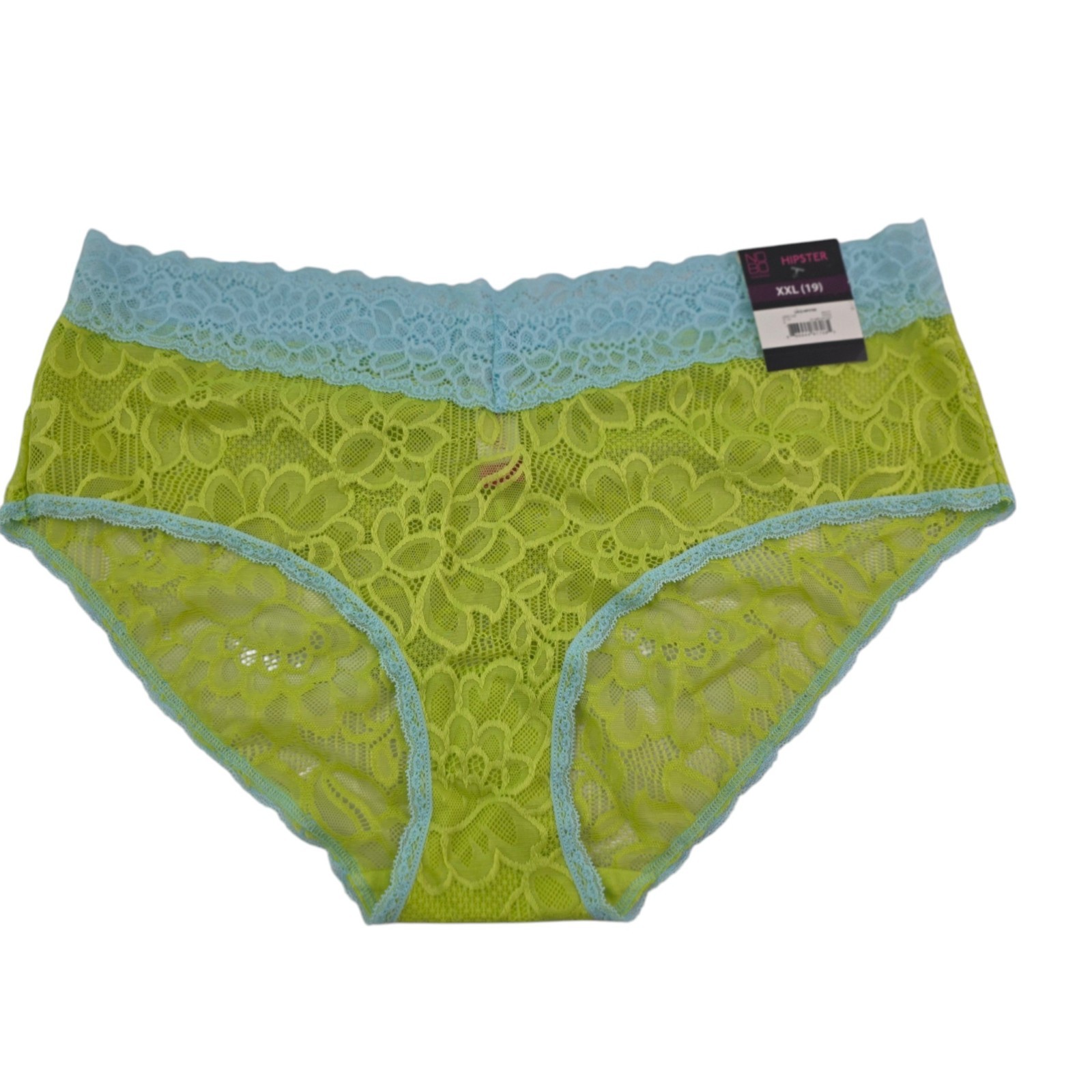 No Boundaries NOBO Lace Hipster 3-Pack Multi-Color Panties – Size XXL (19) NWT
