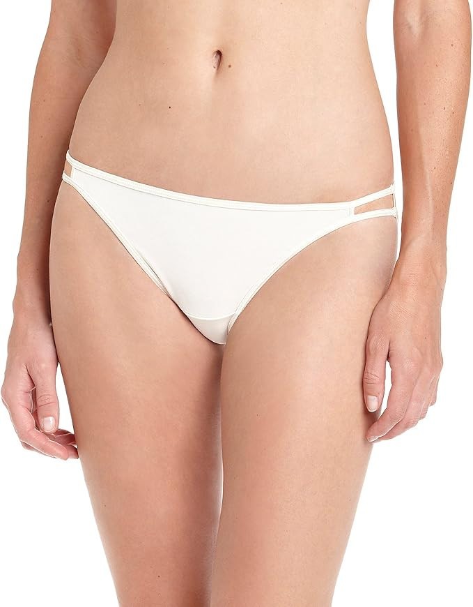 4 pairs VANITY FAIR String Bikini ILLUMINATION 18108 Panty Solid Colors Sz- 5 /S