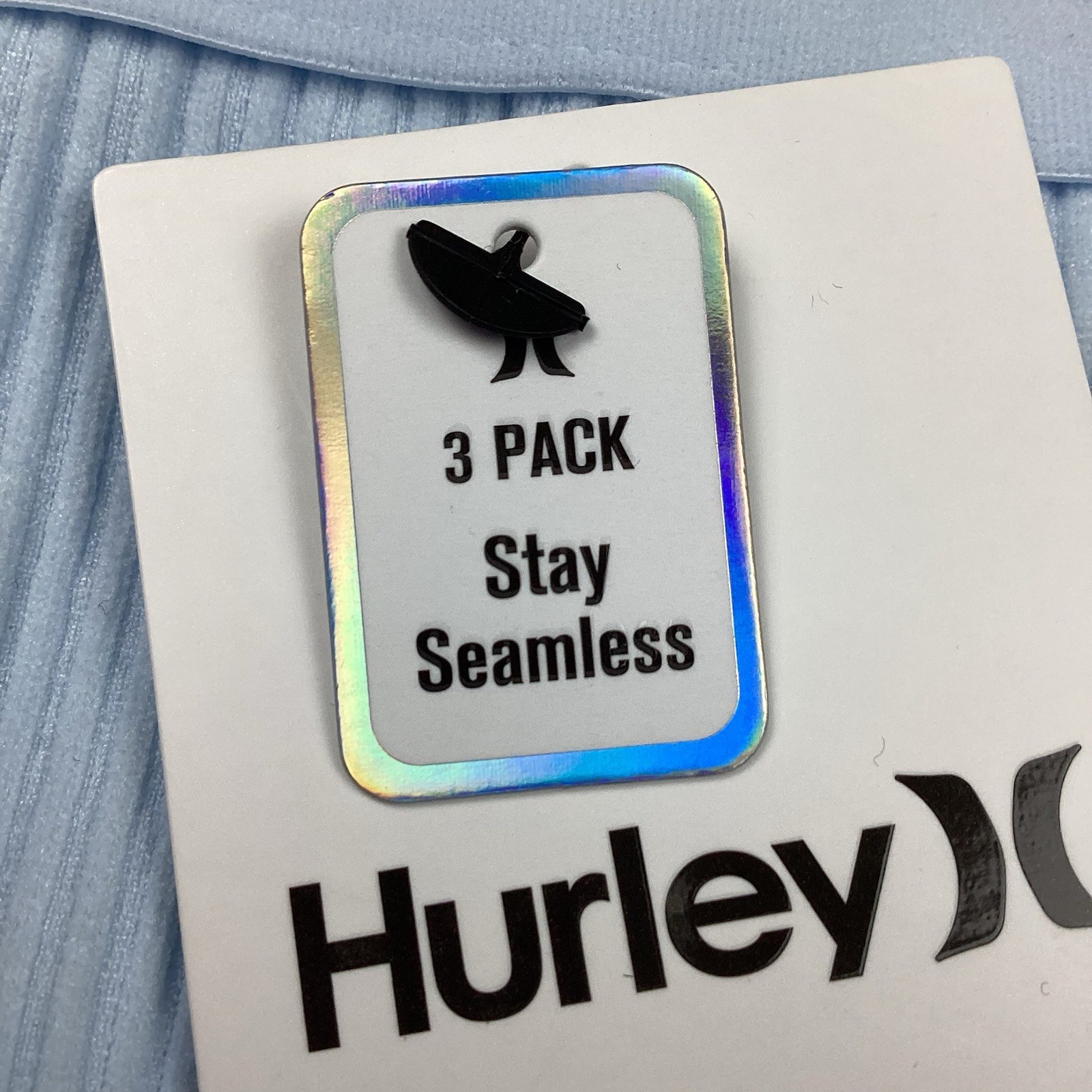 Hurley Women’s Seamless Boyshort Panty Underwear Sz 1X -3 PACK – NEW! Retail $46