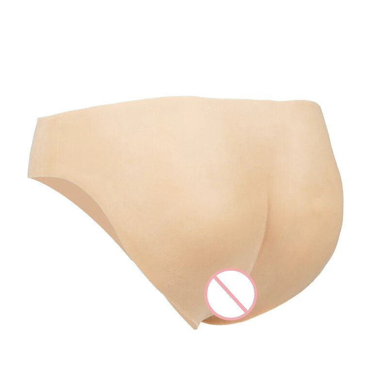Silicone Panty Thicken Hip Underwear Pant Fake Vagina Crossdresser Transgender