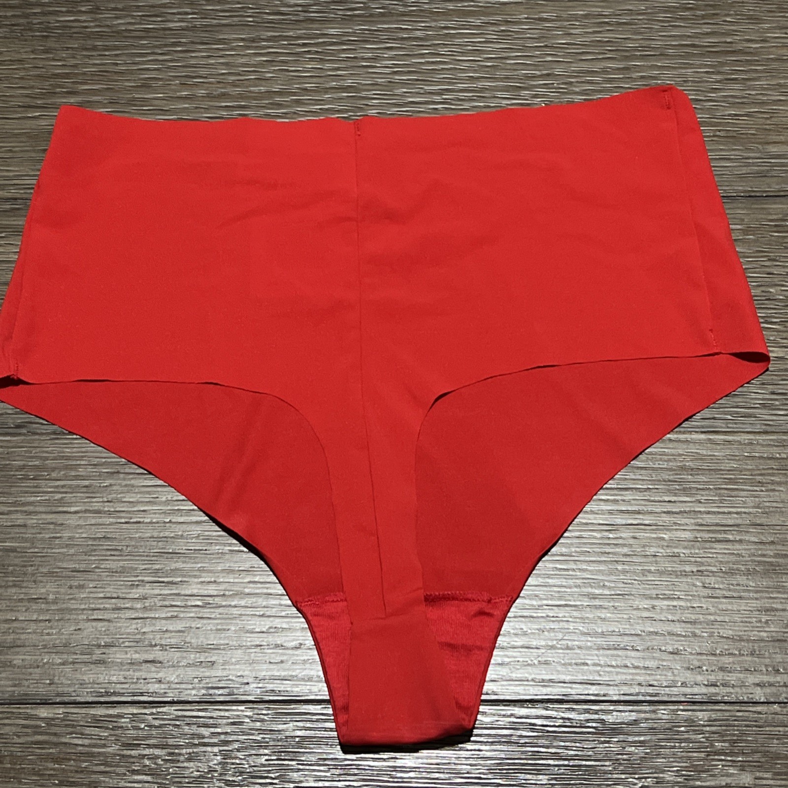 b.tempt’d by WACOAL Hi Waist Thong Panties Red Size Small NWT
