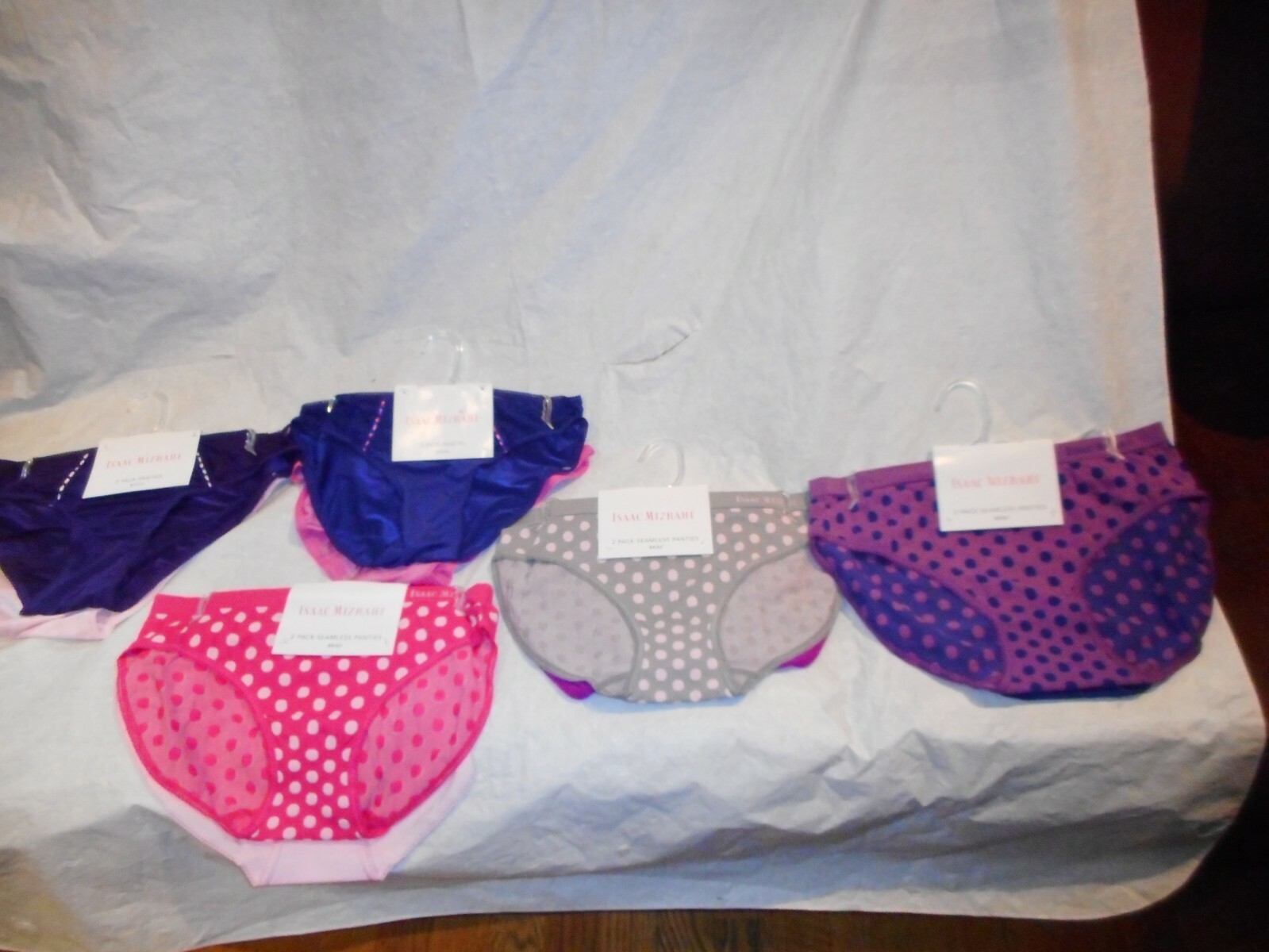 N/W/T 2 p/k Isaac Mizrahi panties Multicolor Bikinis & Brief M& L sold separate