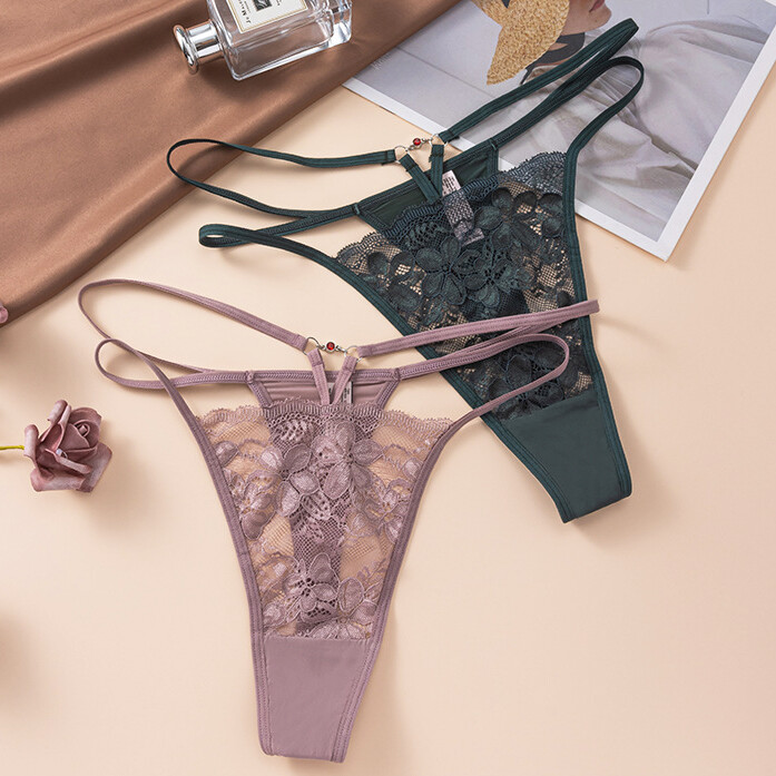 6pack Lot Sexy Womens See Through Lace Panties G string Thong Underwear Lingerie