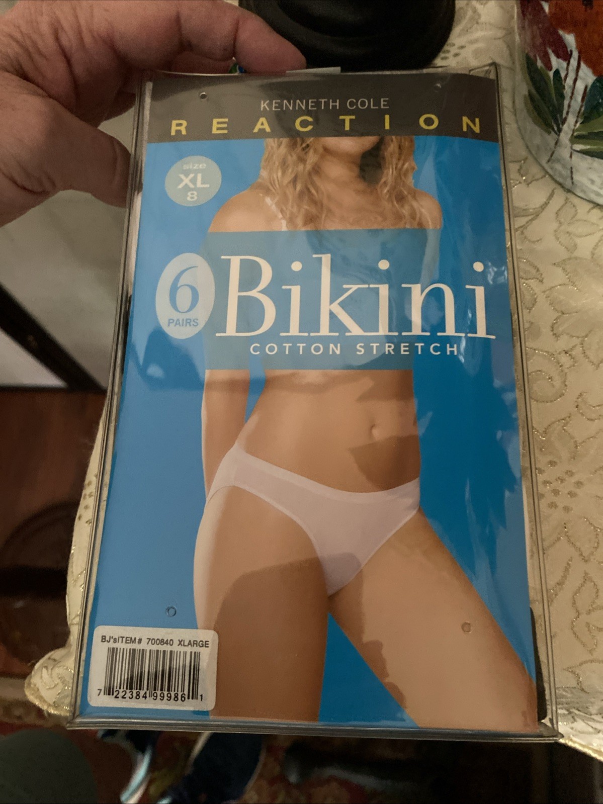 Kenneth Cole New/NIP 6-PackStretch Cotton Bikini Panties Variety Pack