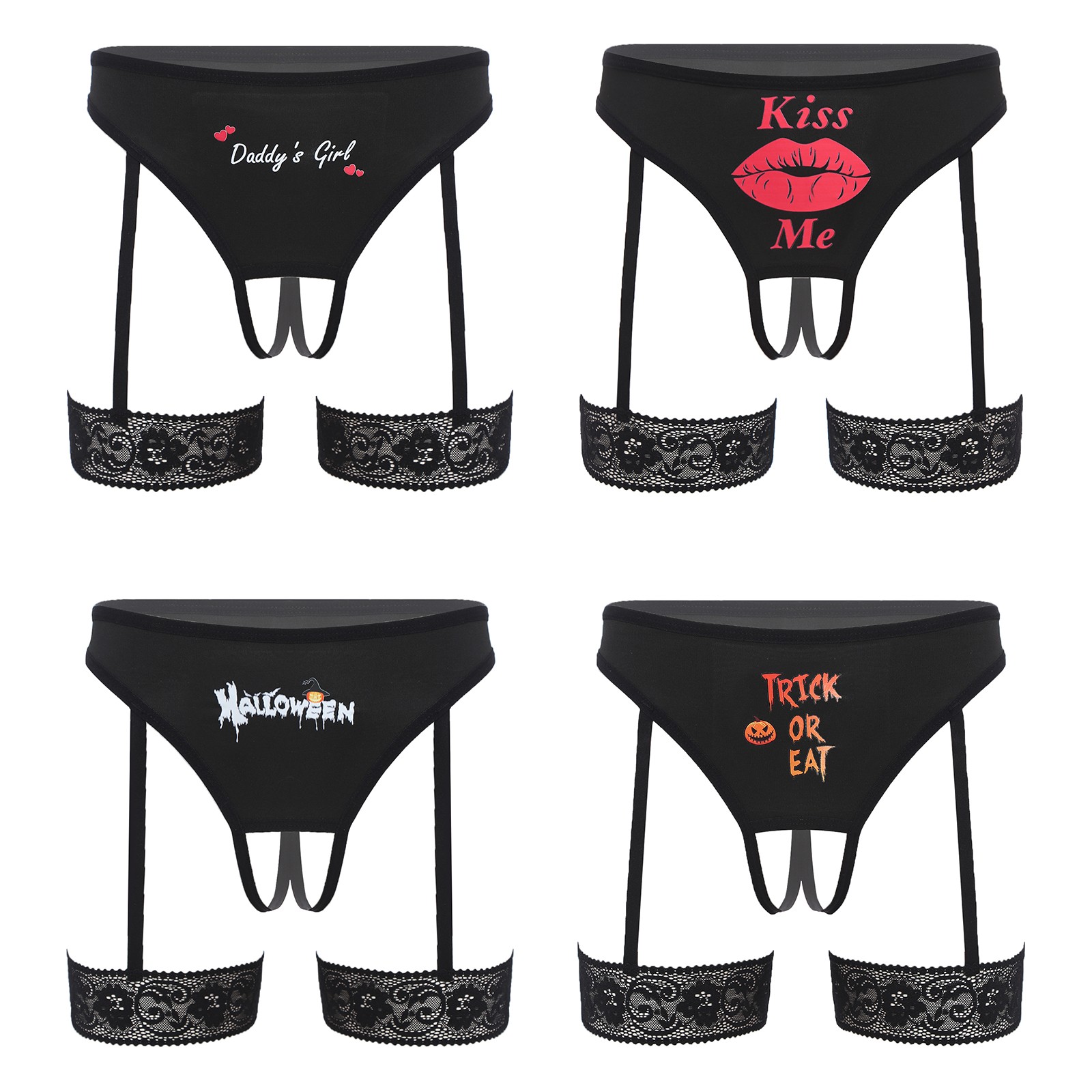 Women Thongs Casual Briefs Cheeky Panties Adult Lingerie Club Knickers Summer