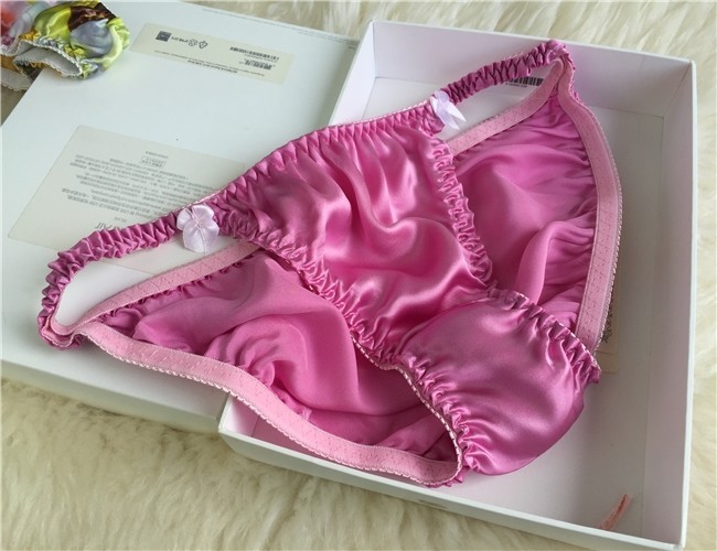 5 PACK 100% Pure Silk Women’s Sexy Bikini Panties Underwear Lingerie 2XL MS001