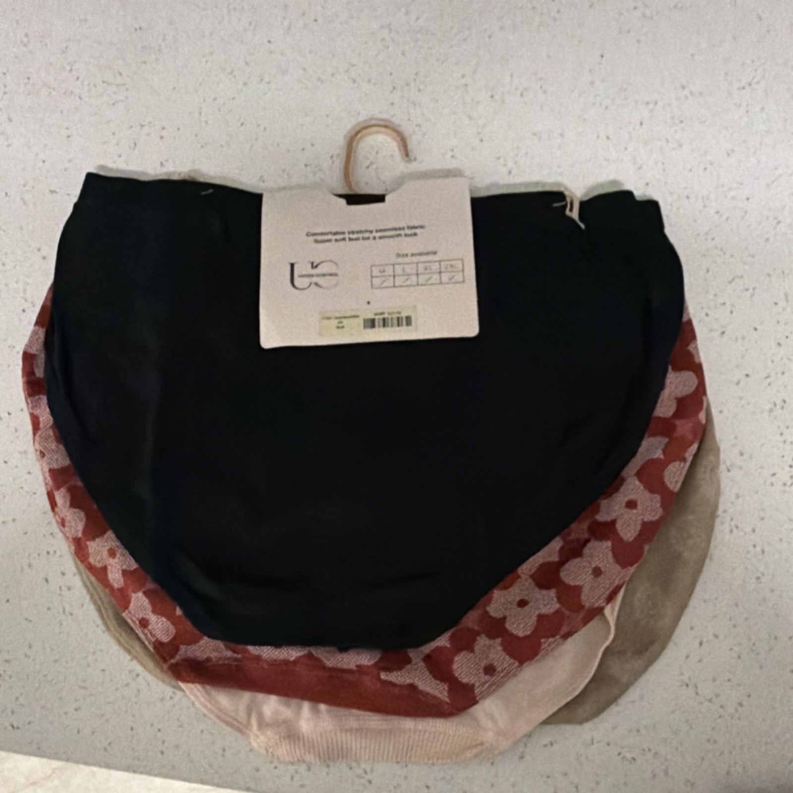 Lavis Countess High-Waisted Panties 4 Pack 2XL Plus Size Assorted Colors Stretch