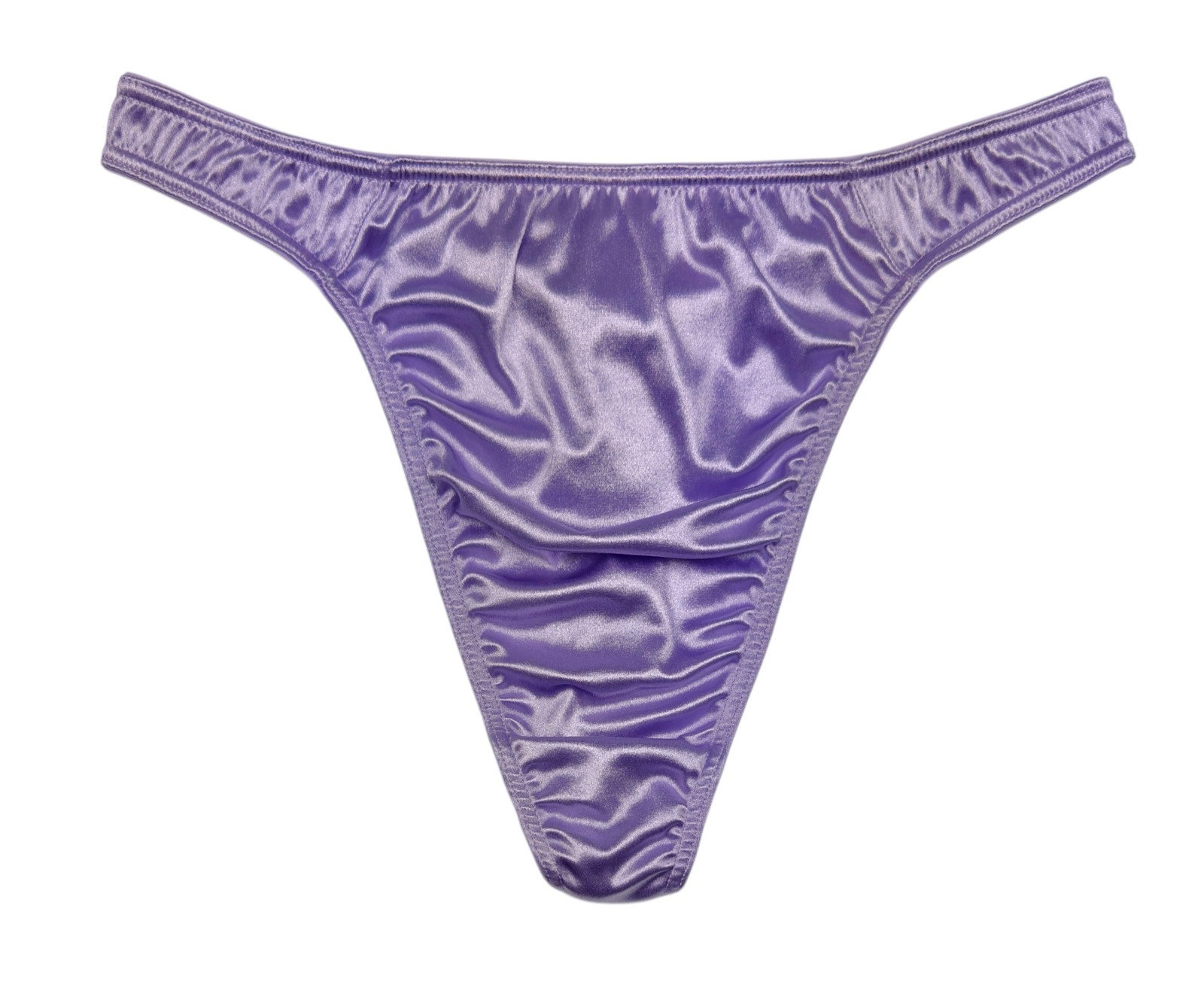 Second Skin Satin Thong Lavender L