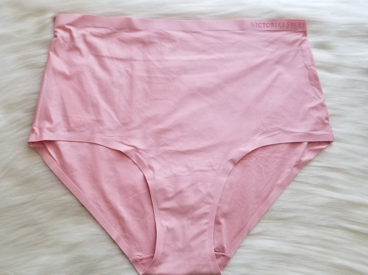 VICTORIA’S SECRET BODY BY VICTORIA FLEX MID-RISE BRIEF PANTY BLUSH PINK MEDIUM