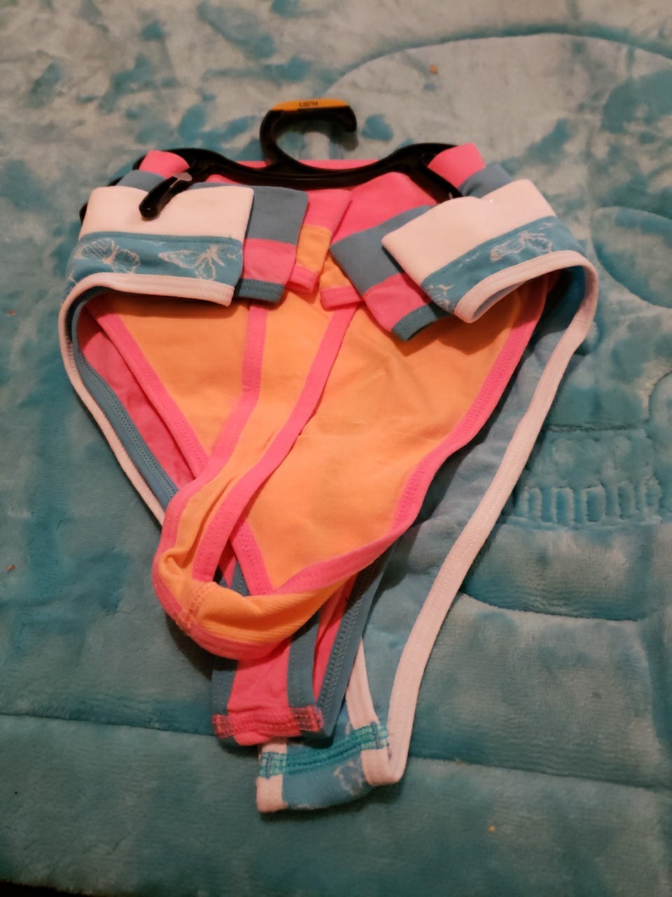 1 CELEBRATE! SUMMER 3-PACKS SEAMLESS THONG PANTIES SIZE L (12-14) NWT