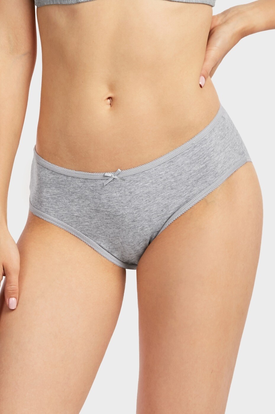 6 Pack Women’s Soft COTTON Stretch Fabric Mid Rise PANTIES Underwear LP1703CK