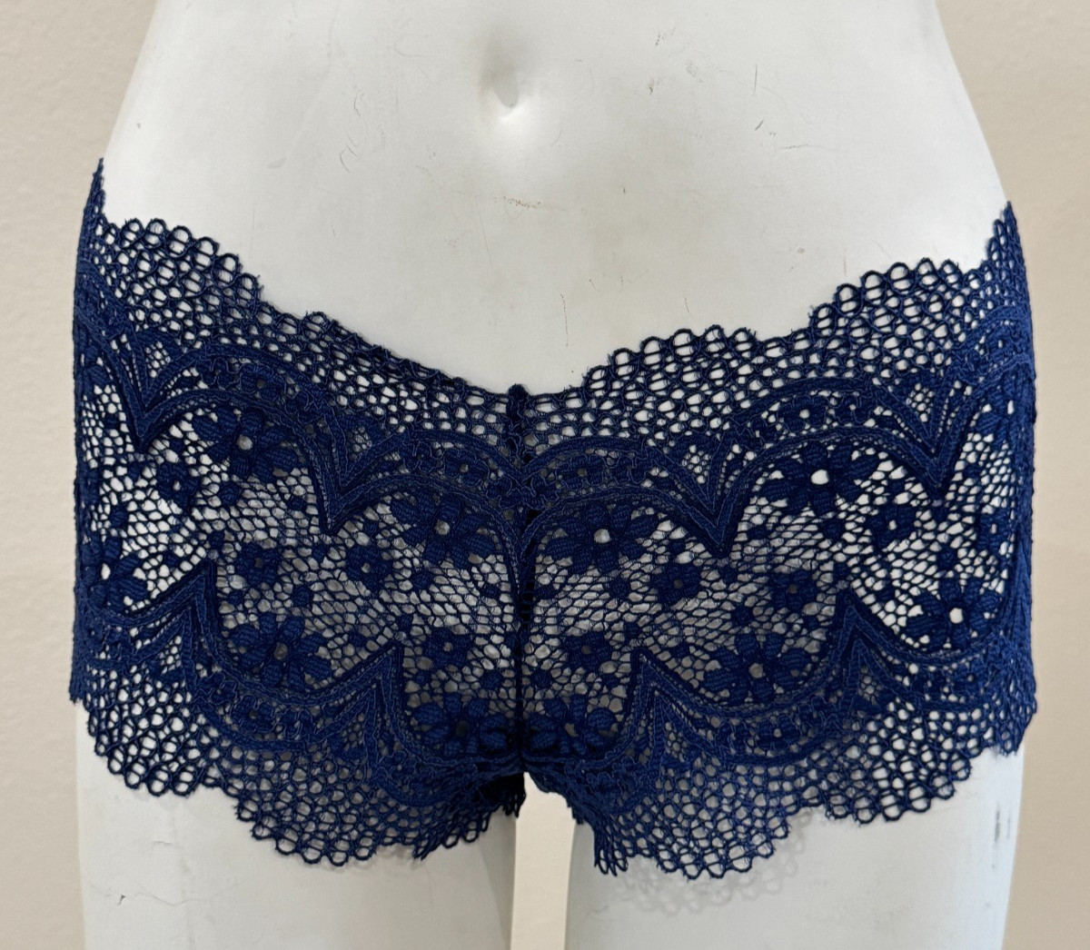 Victoria’s Secret Cloud Blue Lace Shortie Boyshort Panty M