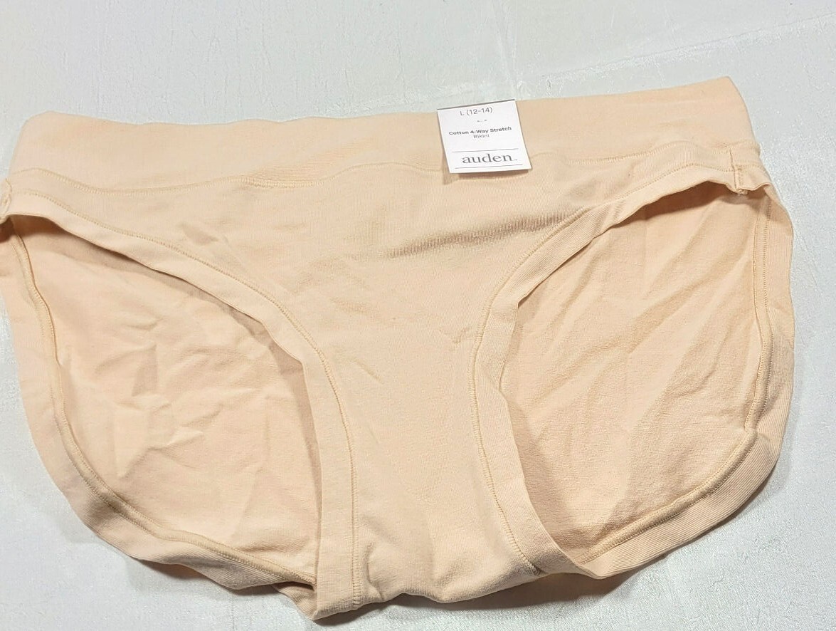 3 Pairs Women’s Auden Invisible Edge & 4-Way Stretch Panties – Size Large 12/14