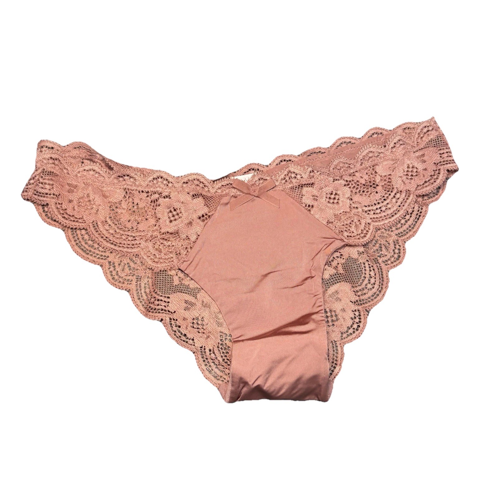 Victoria’s Secret Dream Angels Cheekini Panty XXS Lace Bow Trim Lot Of 4 New