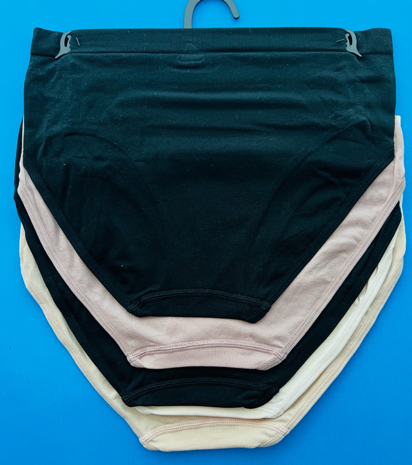 5pc Nicole Miller NM4651 Soft 4-Way Stretch Briefs Panties Sz M, L, XL Nylon