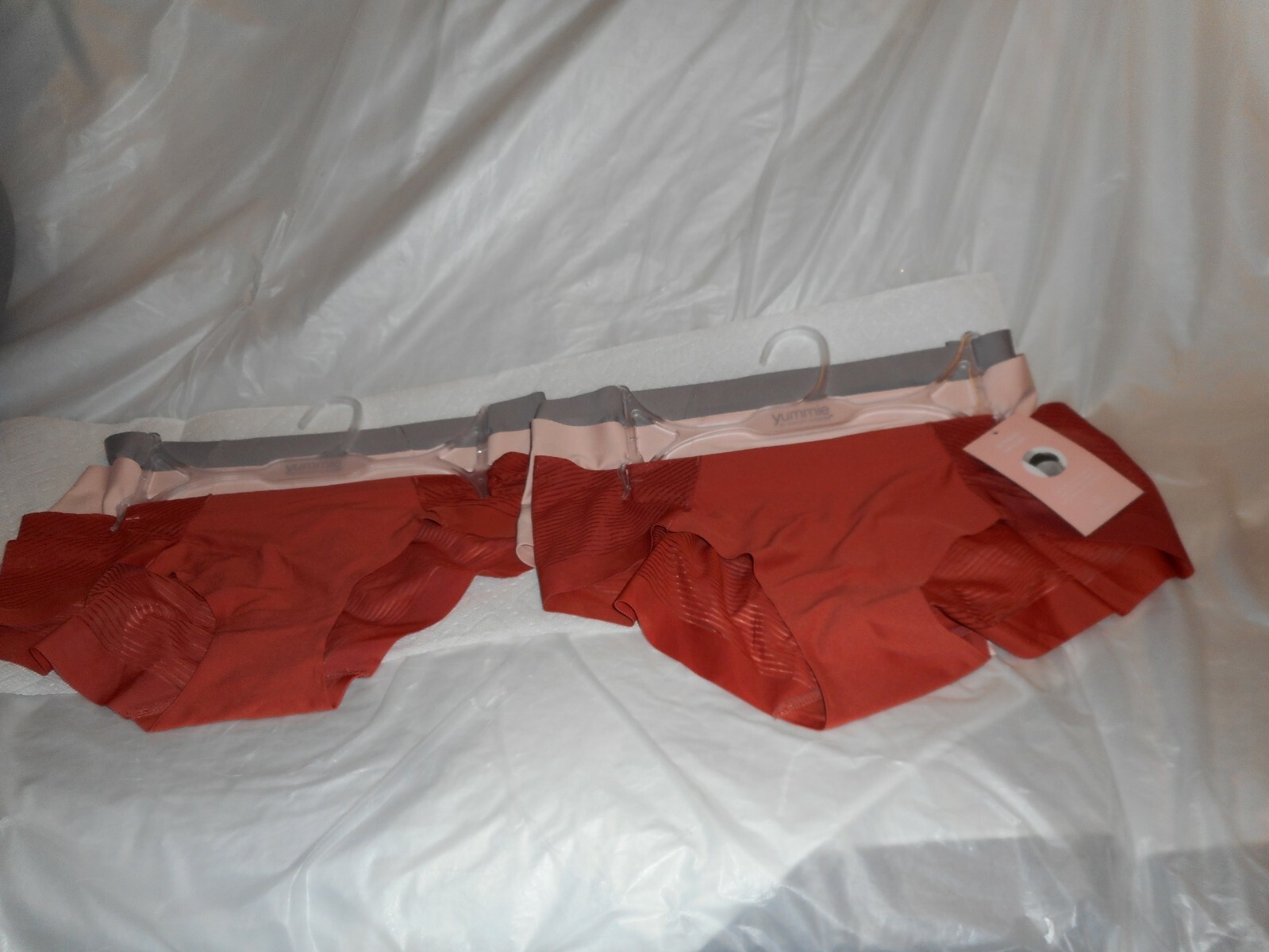 3 Pack Yummie hipsters Panty EXTRA Large grey,bronze, & pink