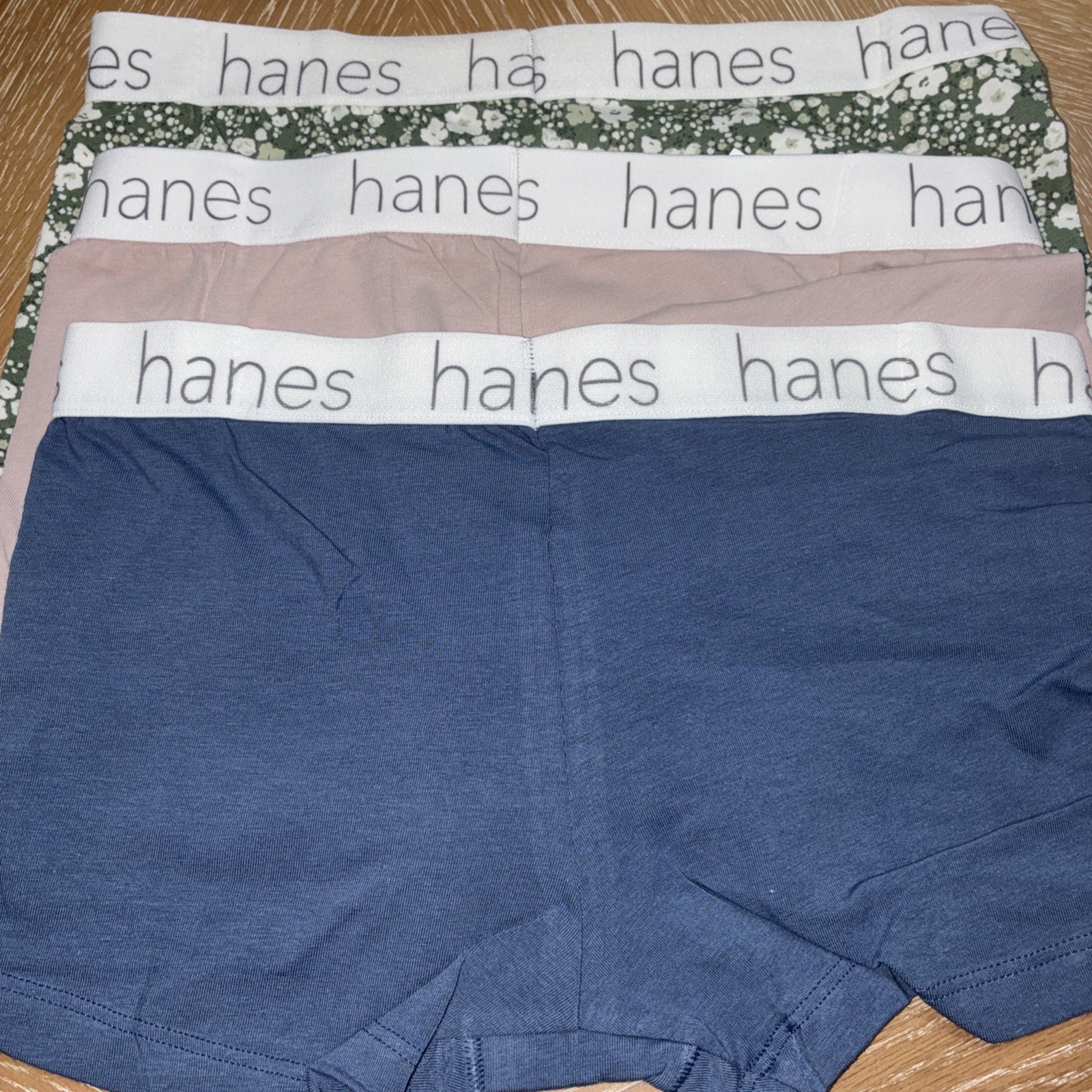 Hanes Ultimate 3 Pack Cotton Stretch Women’s Boxer Briefs Underwear Size Large