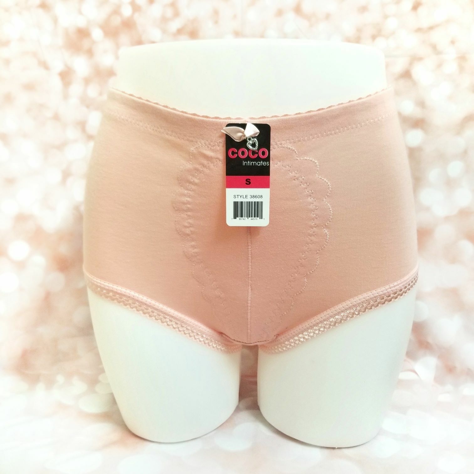 4 Women Cotton Blend High Waist Light Tummy Control Girdle Brief Panty Underwear