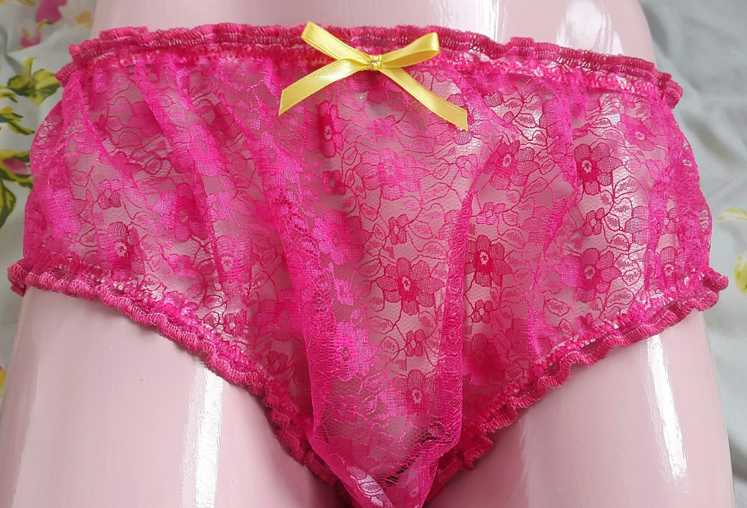 🌸Made to order 2-Tone lace & satin SISSY” Knickers..any size..any colour… 🌸