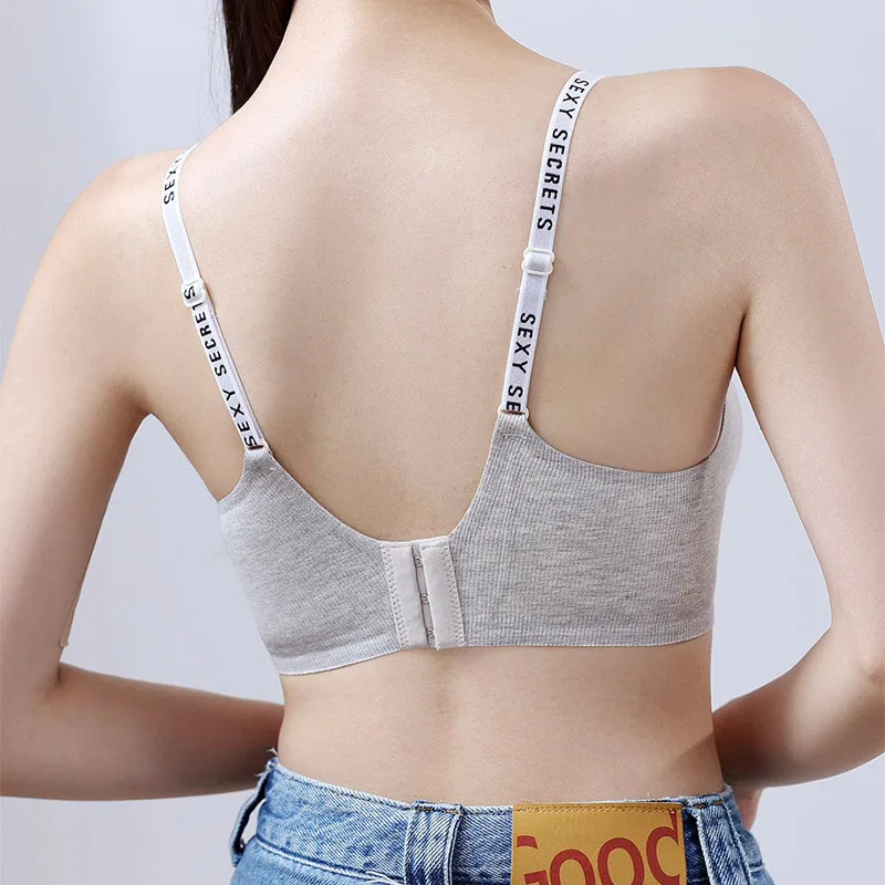 Seamless Push Up Sports Bra Women Wireless Breathable Hollow Bralette
