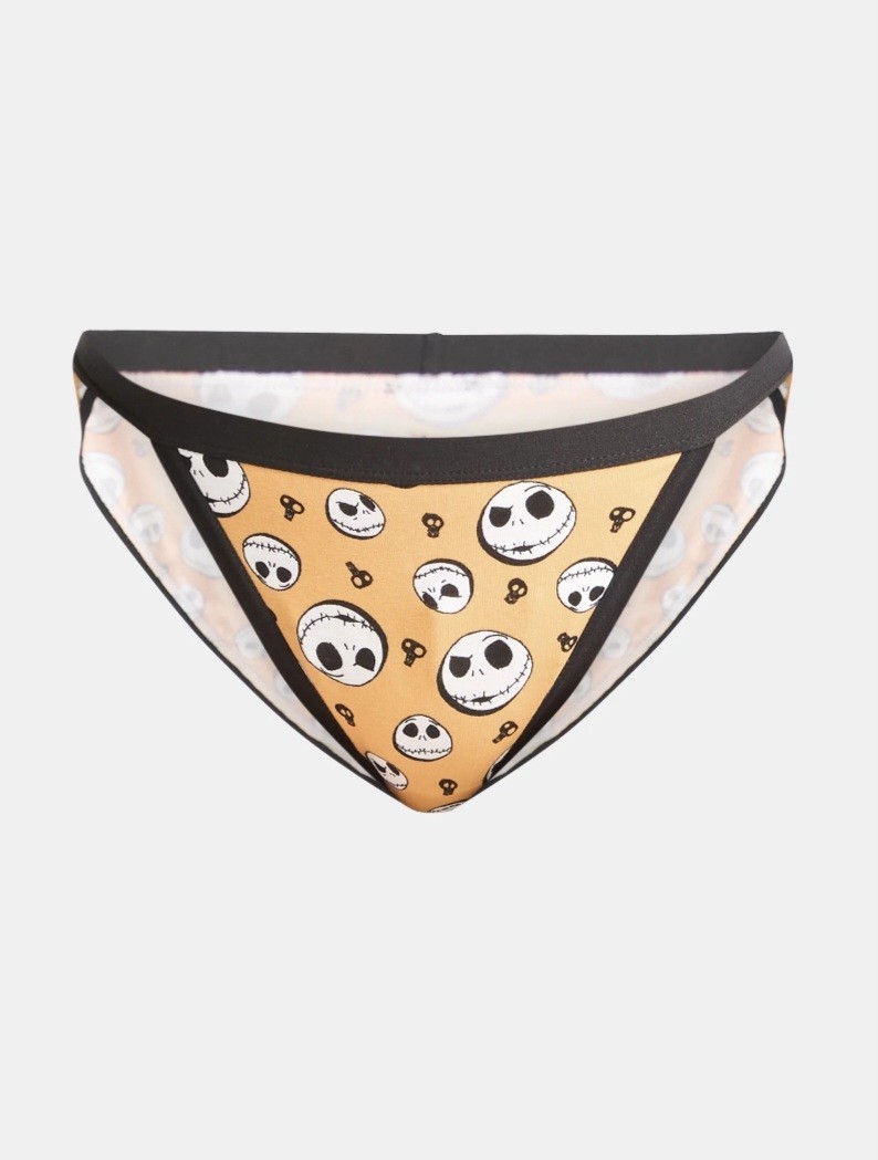 Nightmare Before X-Mas Women’s Halloween String Bikini Panties, 3-Pack, L(12/14)