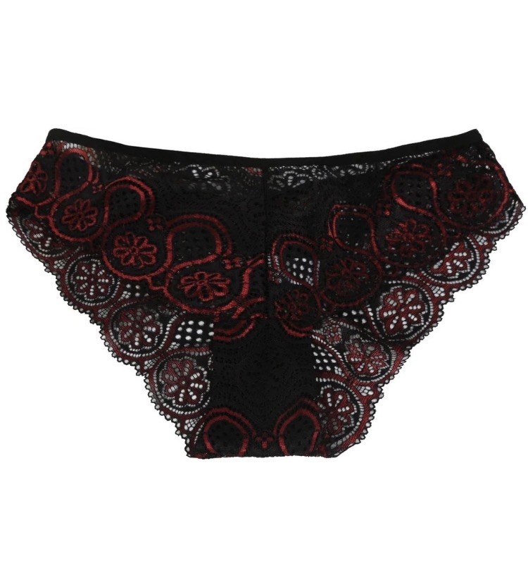 10 PCS Women Sexy Floral Lace Thong Panties Multi-Color Lingerie Underwear 2XL