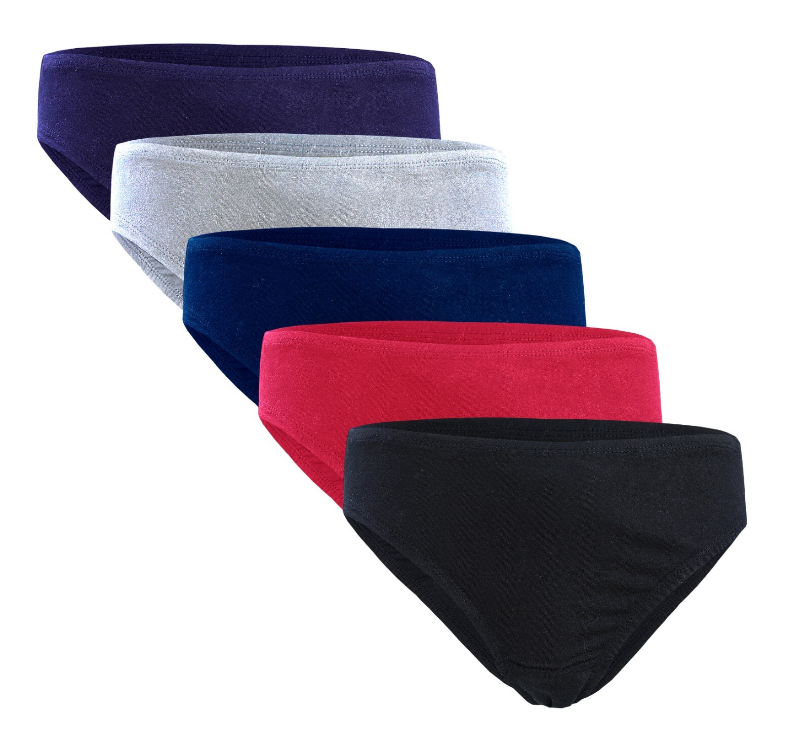 1-12Pack Premium 100% Cotton Ladies Womens Bikini Briefs Underwear Knicker Boxer
