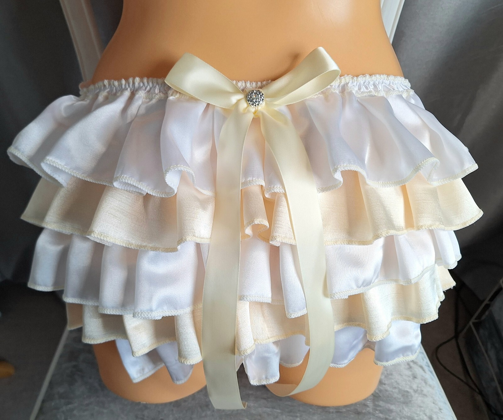 🌸MADE TO ORDER “SATIN Ruffle Bum SISSY Knickers any colour, any size🌸