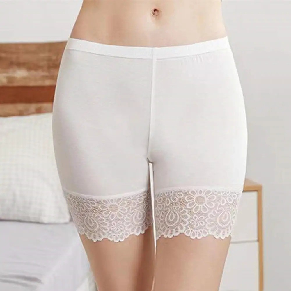 Ladies Safety Boxer Shorts Anti Chafing Long Leg Knickers High Waist Underwear