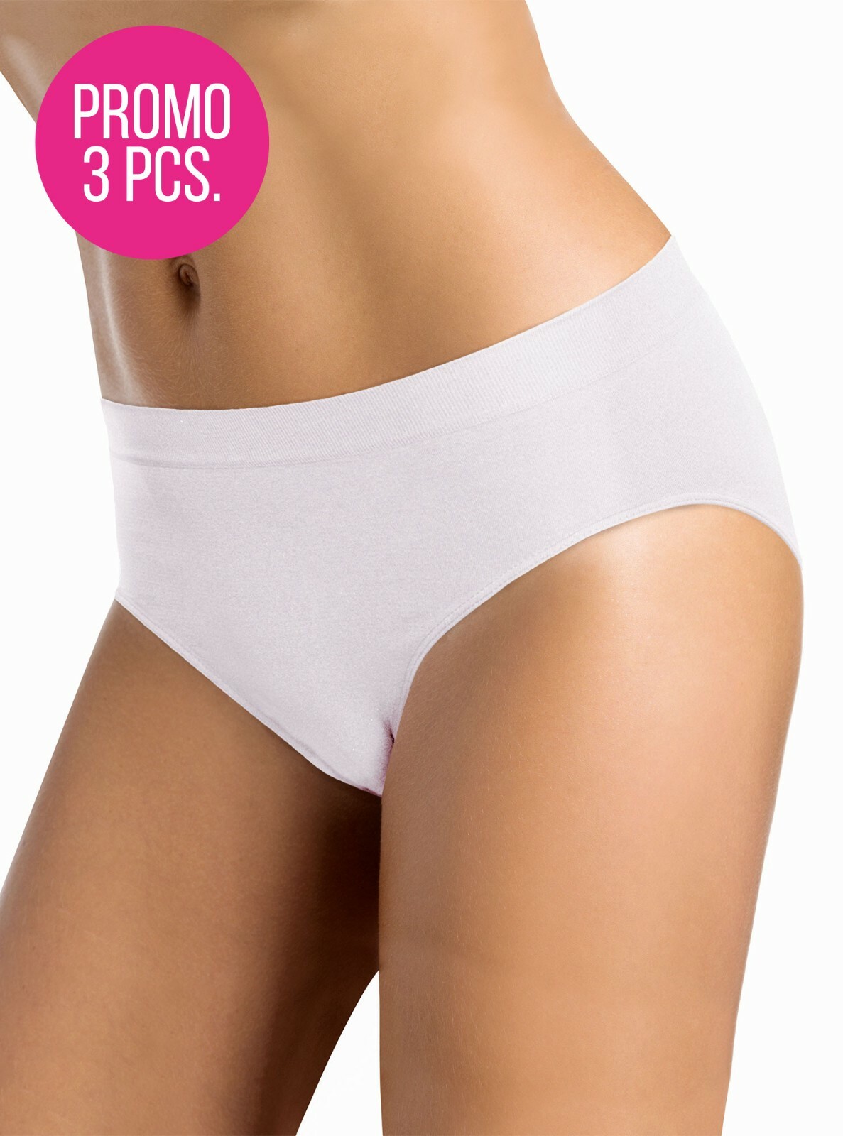 3 Women’s Midi Slips In Stretch Microfiber Intimidea Seamless 310283 Medium