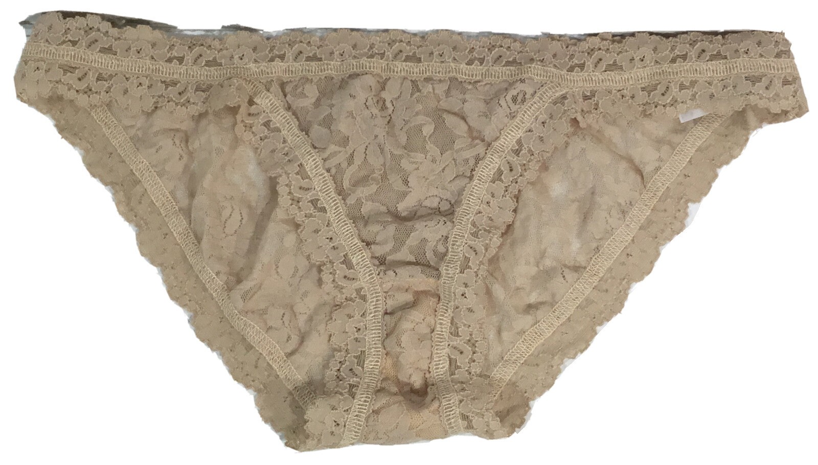 Hanky Panky Womens Signature Lace Brazilian Bikini Underwear Chai Sz MD ZP-8414