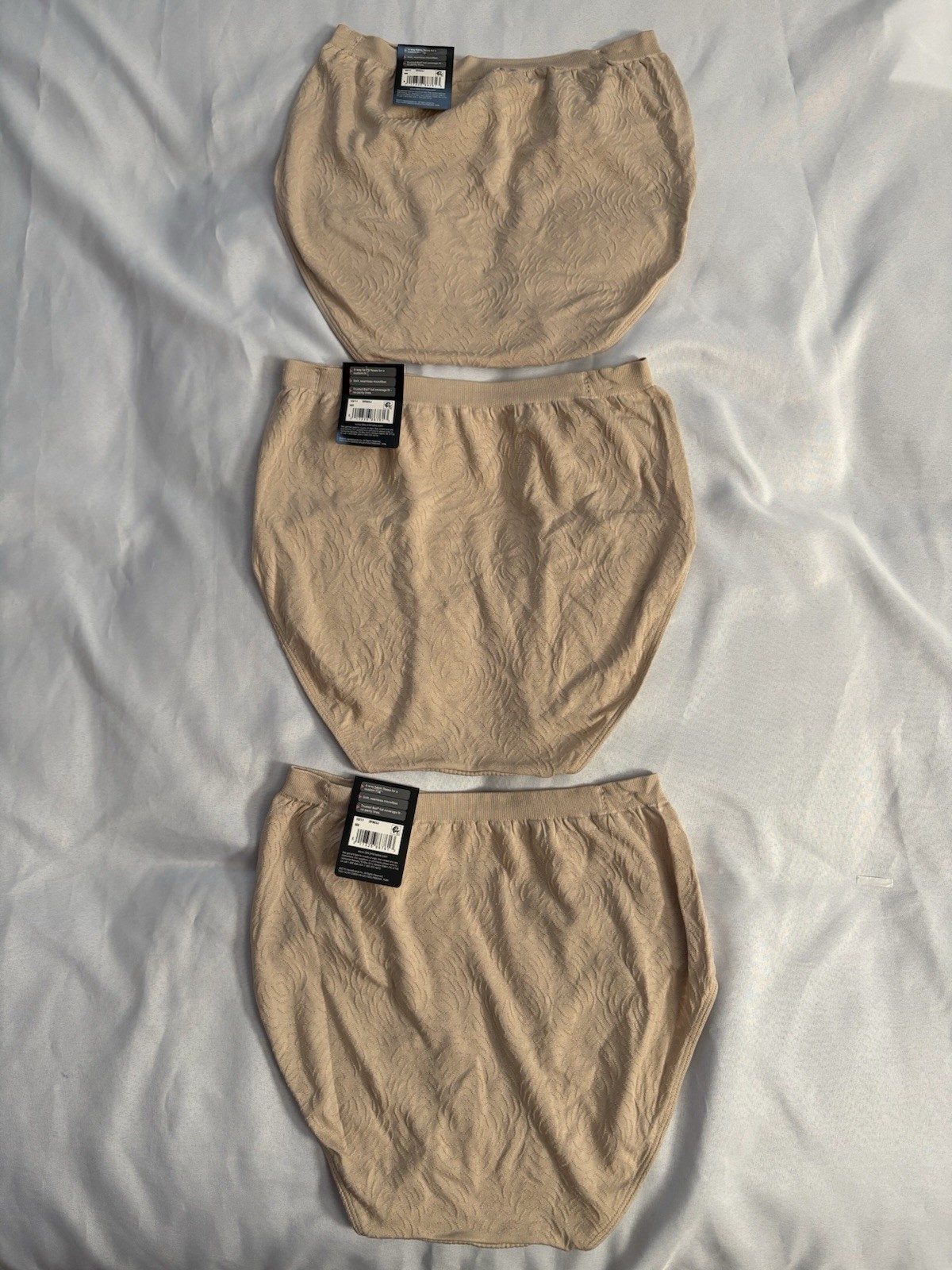 NEW Bali Comfort Revolution Bali Briefs 3 Pair Style 803J Women’s Size 10/11