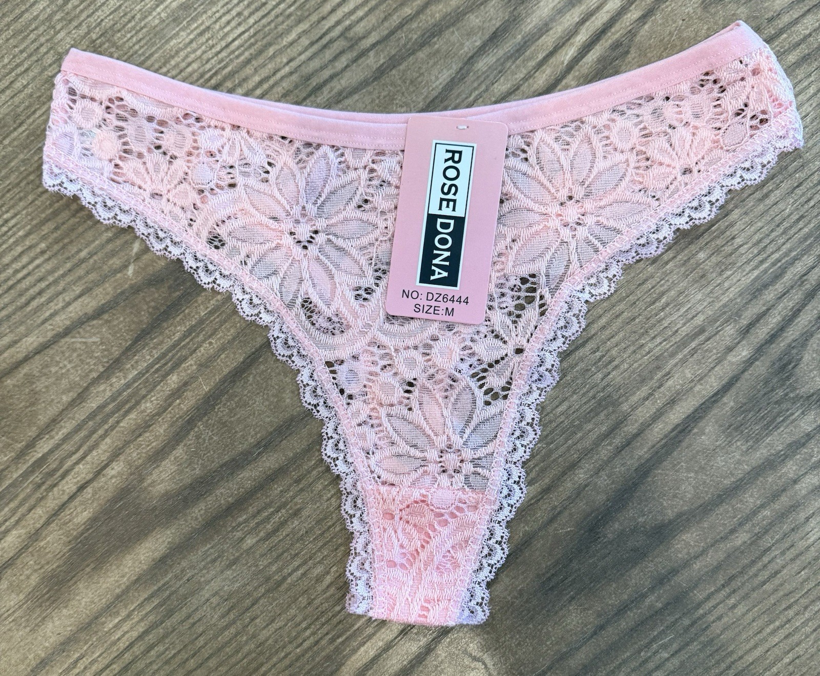 Women’s Size M Pink Thong Panties Underwear – A0016