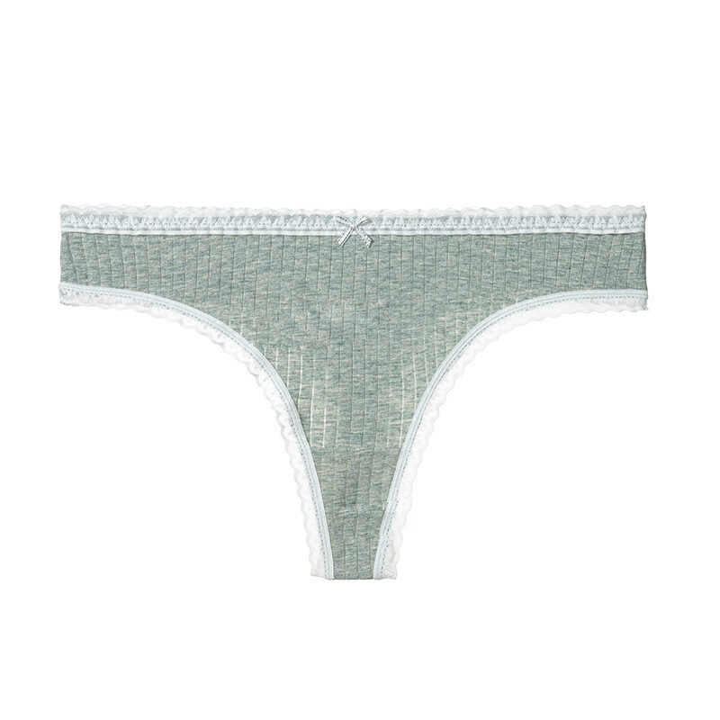 4 Pcs/Lot Seamless Cotton Thong Panties Pack Womens G-String Thongs Underwear