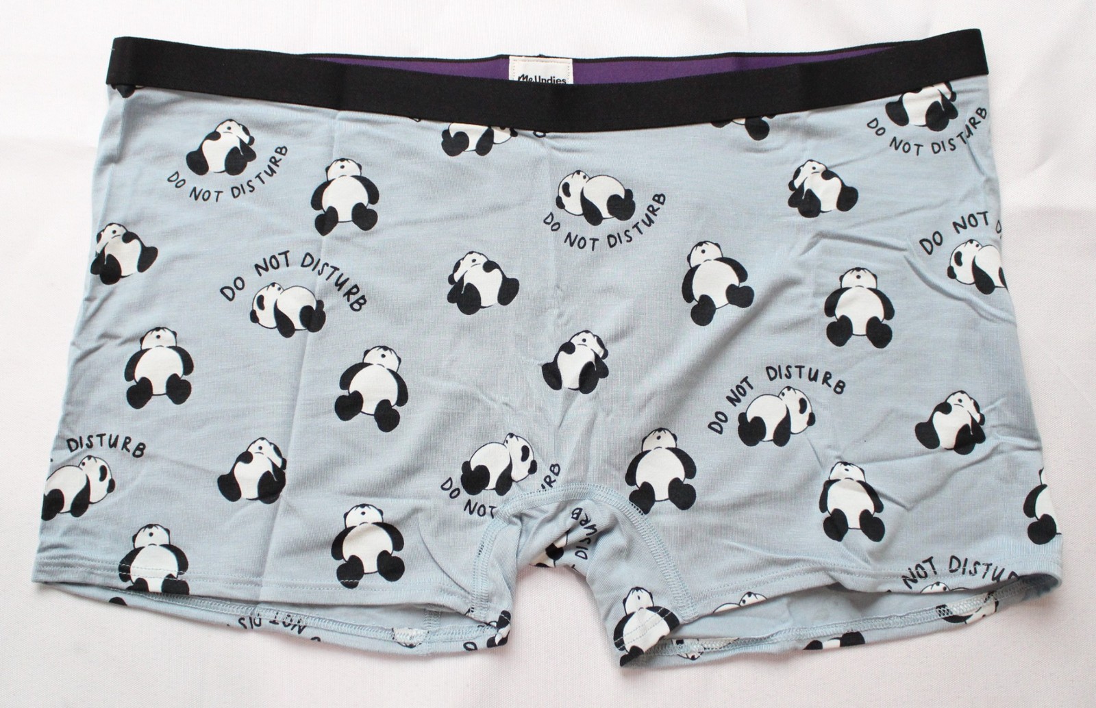 MeUndies Women’s Lightweight Soft Feel Boyshort BM7 Do Not Disturb Large NWT