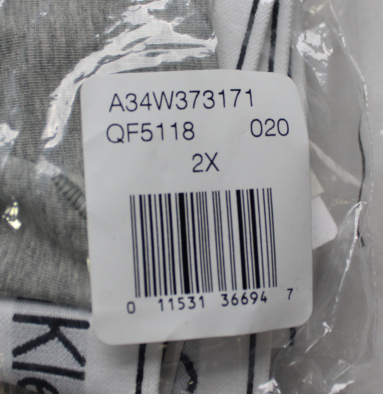 Calvin Klein Women’s Modern Cotton Bikini Briefs JK5 Grey Heather Size 2XL NWT