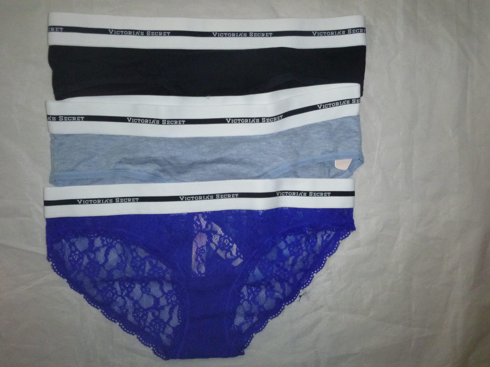 VICTORIA’S SECRETextra low rise bikini panty SMALL lot of 3 new